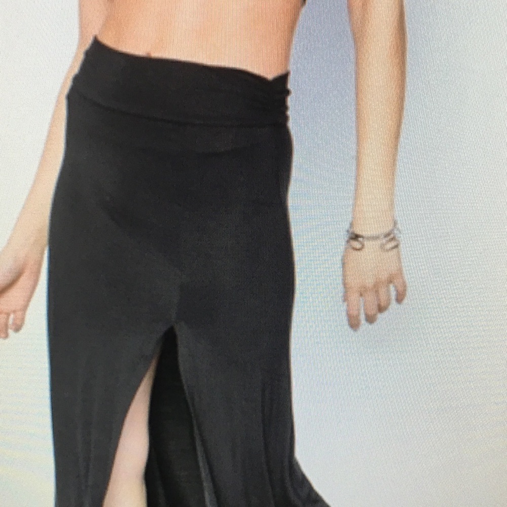 Midi Black Skirt - Picture 2 of 3